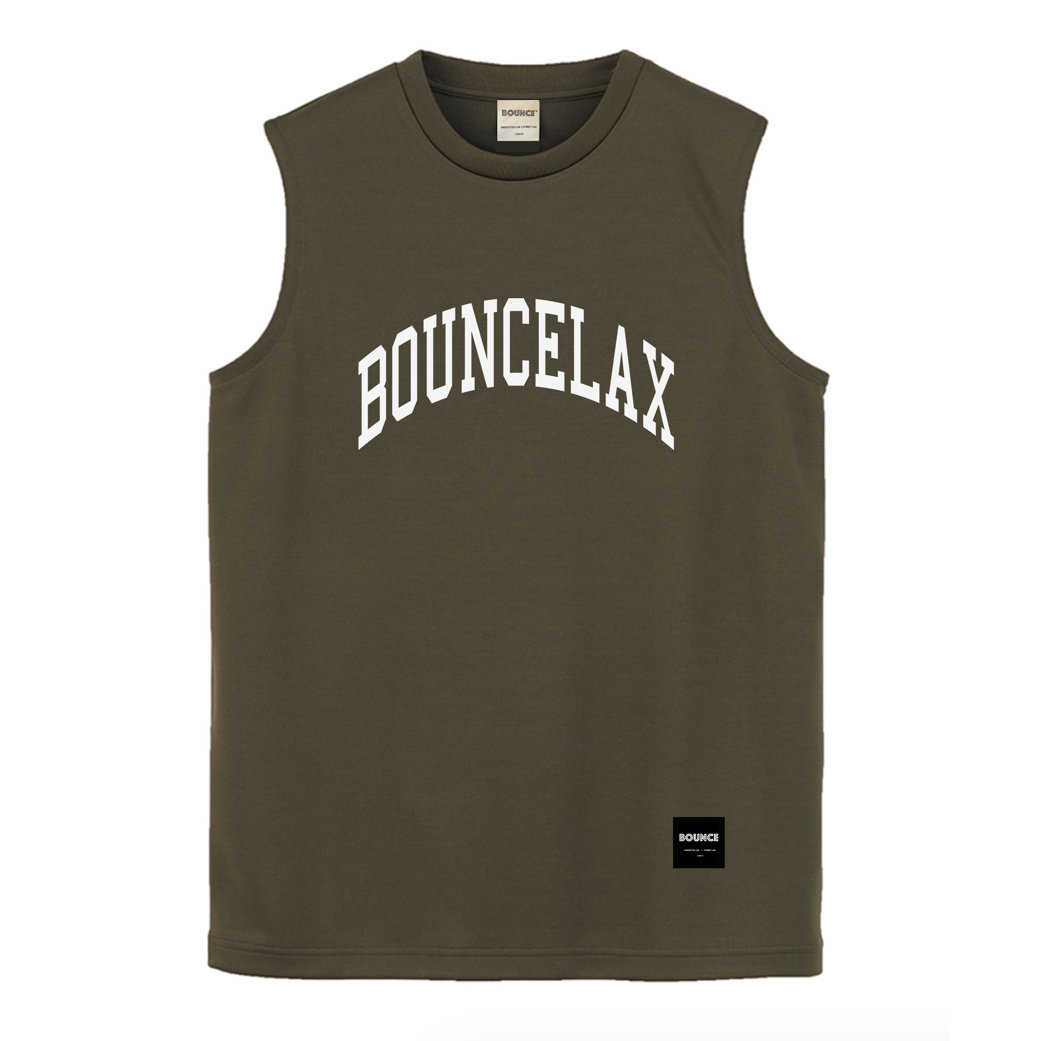 BOUNCE LAX COLLEGE LOGO TANK