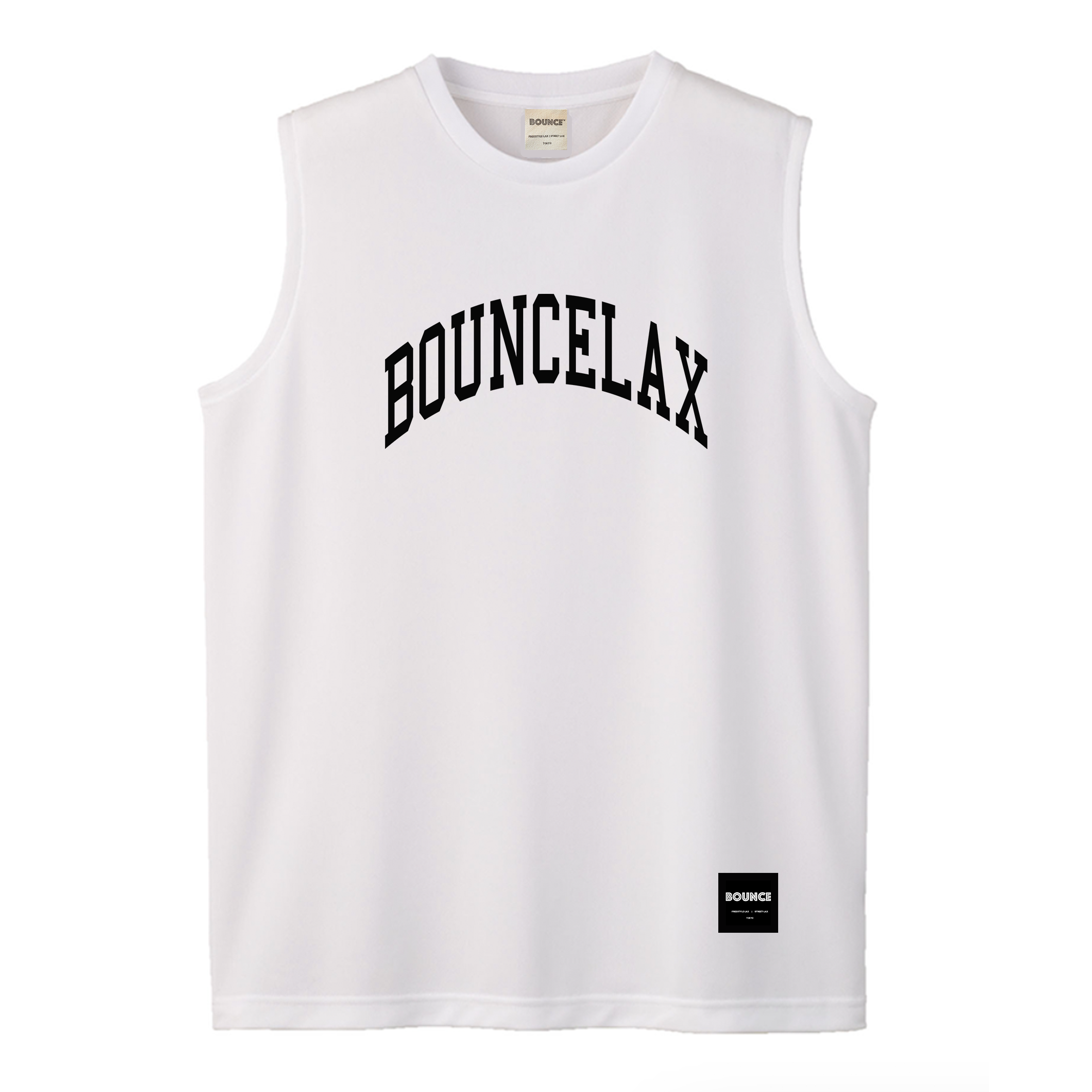 BOUNCE LAX COLLEGE LOGO TANK