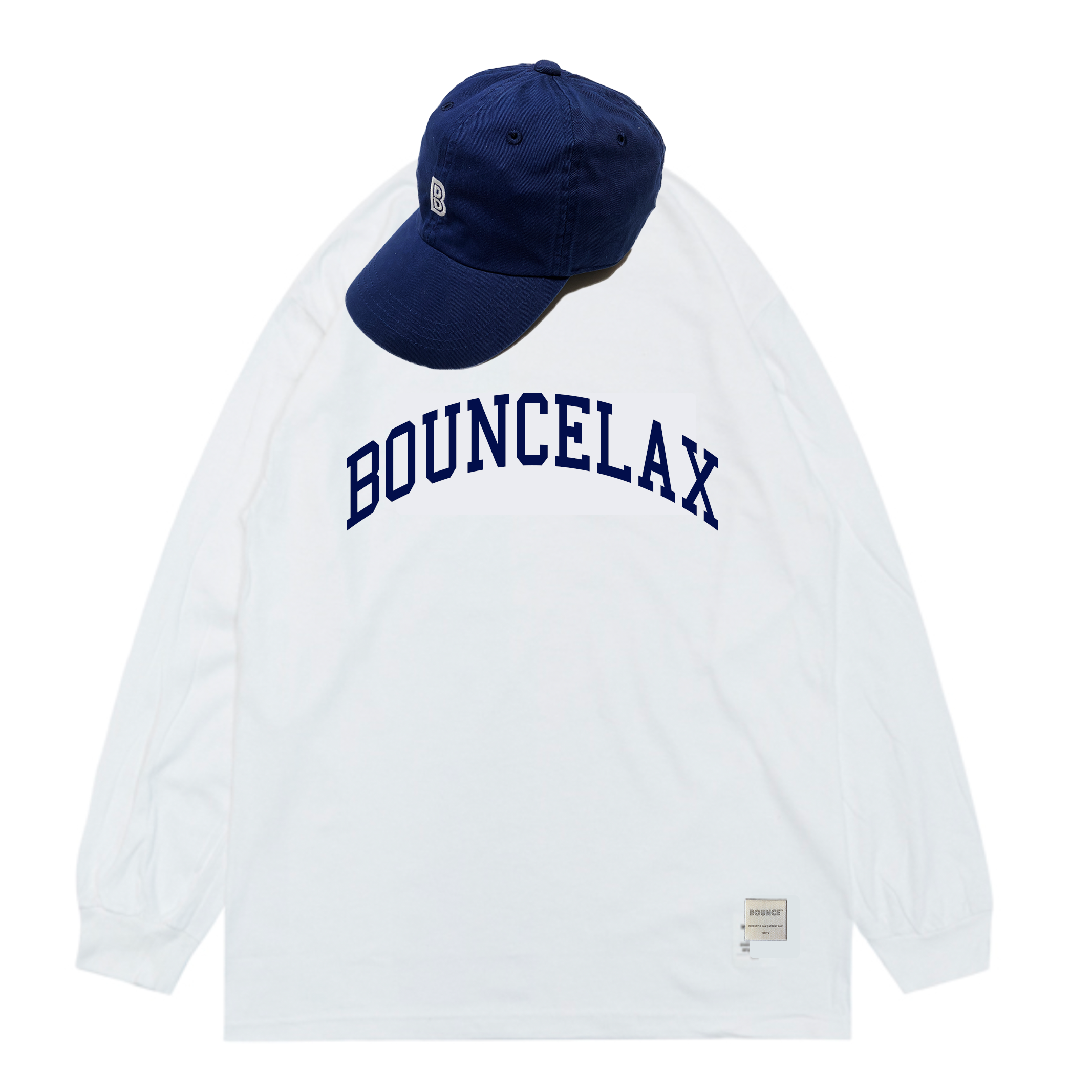 BOUNCE COLLEGE LOGO LONG TEE